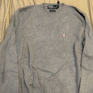 Polo by Ralph Lauren Blue Crewneck Sweater for Men